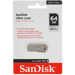 64 ГБ USB Флеш-накопитель SanDisk Ultra Luxe (SDCZ74-064G-G46) серебристый