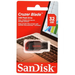 32 ГБ USB Флеш-накопитель SanDisk Cruzer Blade (SDCZ50-032G-B35) черный