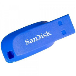 64 ГБ USB Флеш-накопитель SanDisk Cruzer Blade (SDCZ50C-064G-B35BE) синий