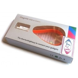 Кабель USB - Micro USB ViTi Magnetic 0.22м красный