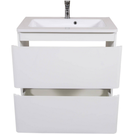 Тумба под раковину AQUARODOS "Акцент" 80 (M-AKCENT-80-KN-WHITE-GLOSS) белый