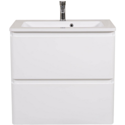 Тумба под раковину AQUARODOS "Акцент" 80 (M-AKCENT-80-KN-WHITE-GLOSS) белый