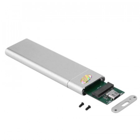 М.2 Внешний бокс ViTi U3M.2 серебристый