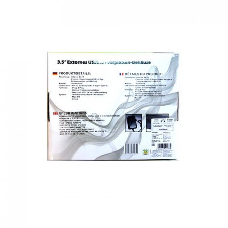 3.5" Внешний бокс ViTi U3S3.5A черный