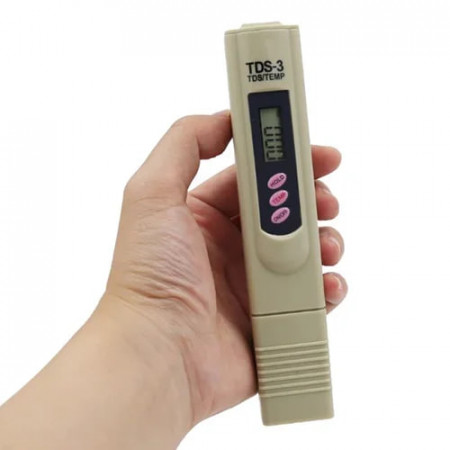 Тестер и химический тест для воды ViTi TDS-3 бежевый