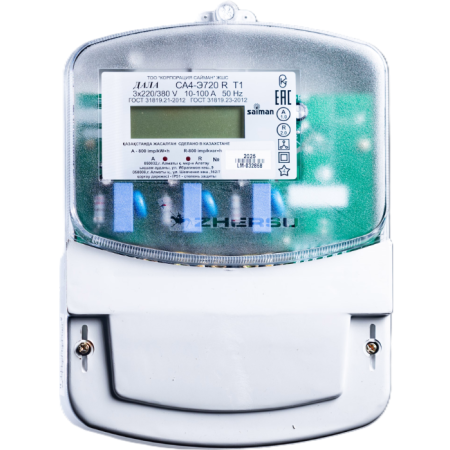Счетчик электроэнергии Saiman Дала CA4-Э720 R Т1 3x220/380V 10-100A белый
