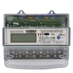 Счетчик электроэнергии Saiman Дала CA4У-Э720 R ТХ IР П RS Д 3x220/380V 5-7.5A серый