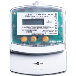 Счетчик электроэнергии Saiman Дала TX П СА4У-Э720 3х220/380 V 5-7,5A белый