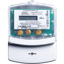 Счетчик электроэнергии Saiman Дала TX П СА4-Э720 3x220/380V 5-60A белый