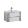 Тумба под раковину Оника СТОУН 70.13 (107044) (БЕЗ РАКОВИНЫ) серый
