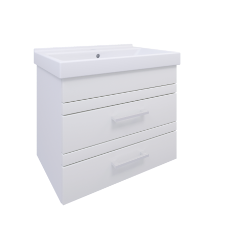 Тумба под раковину Water World Рубин (4603745590711) (БЕЗ РАКОВИНЫ) белый