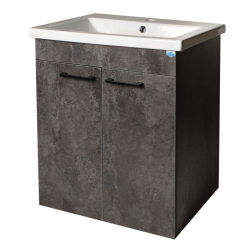 Тумбы под раковину Neo Breeze 60 (NEBreeze6002DFBet) (БЕЗ РАКОВИНЫ) серый Тумбы под раковину Neo Breeze 60 (NEBreeze6002DFBet) (БЕЗ РАКОВИНЫ) серый