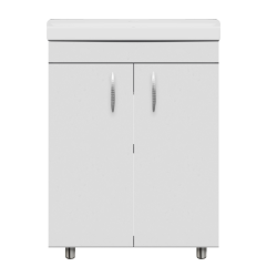 Тумбы под раковину ORBITA-4 Енисей Классик Breeze 60 (ENBreeze6002DFBel) (БЕЗ РАКОВИНЫ) белый