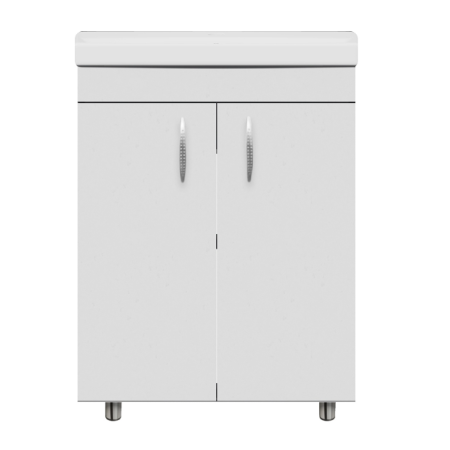 Тумбы под раковину ORBITA-4 Енисей Классик Breeze 60 (ENBreeze6002DFBel) (БЕЗ РАКОВИНЫ) белый
