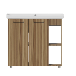 Тумба под раковину ORBITA Neo У 80 (NEU8002DFRDer) (БЕЗ РАКОВИНЫ) коричневый