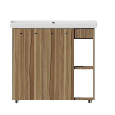 Тумба под раковину ORBITA Neo У 80 (NEU8002DFRDer) (БЕЗ РАКОВИНЫ) коричневый