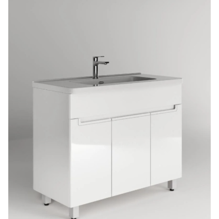 Тумба под раковину SANITEСO Оникс 800 (БЕЗ РАКОВИНЫ) белый