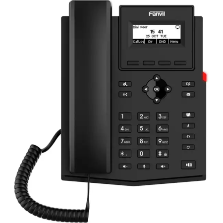 IP телефон Fanvil X301P черный