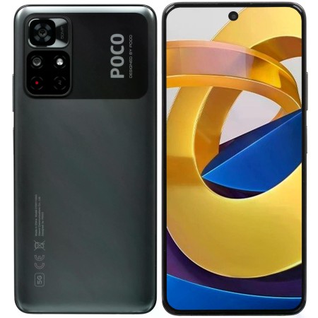 Смартфон POCO M4 Pro 5G (21091116AG) (NFC) 4 ГБ/64 ГБ черный (Power Black)