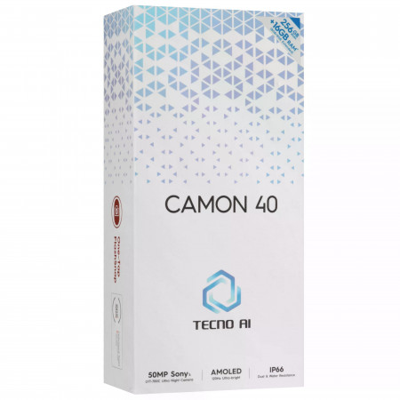 Смартфон Tecno CAMON 40 (CM5) (NFC) 8 ГБ/256 ГБ золотистый (Sandy Titanium)