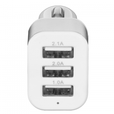 Автомобильное зарядное устройство Cablexpert MP3A-UC-CAR17 белый