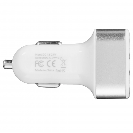 Автомобильное зарядное устройство Cablexpert MP3A-UC-CAR17 белый