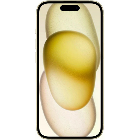 Смартфон Apple iPhone 15 A3090 (MTP23HX/A) (NFC) 6 ГБ/128 ГБ желтый (Yellow)