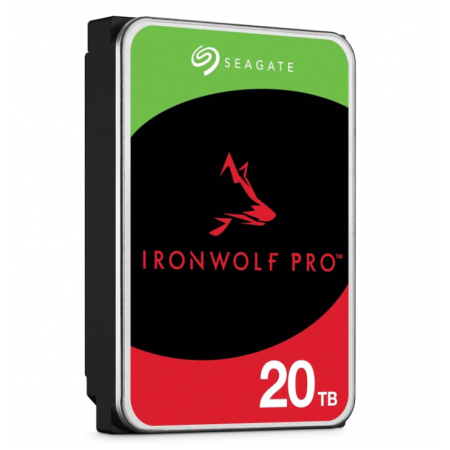 20TB Жесткий диск SEAGATE HDD Ironwolf pro NAS (ST20000NT001) черный