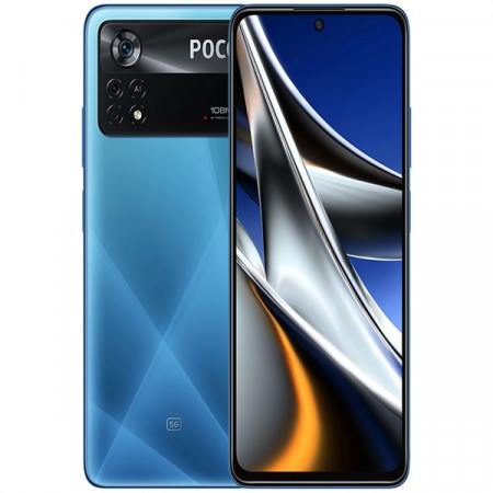 Смартфон POCO X4 Pro 5G (2201116PG) (NFC) 6 ГБ/128 ГБ синий (Laser Blue)