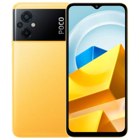 Смартфон POCO M5 (22071219CG) (NFC) 4 ГБ/64 ГБ желтый (Yellow)