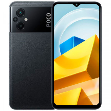 Смартфон POCO M5 (22071219CG) (NFC) 4 ГБ/64 ГБ черный (Black)