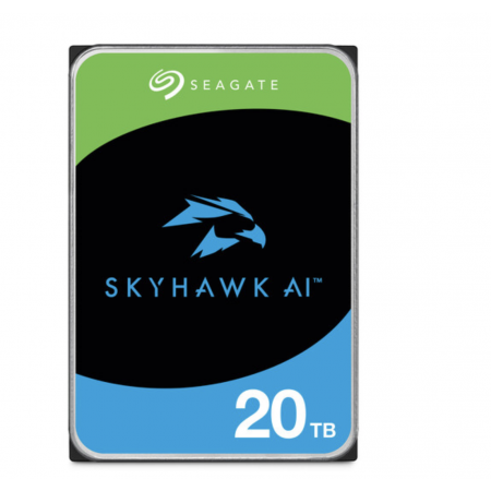 20 ТБ Жесткий диск SEAGATE HDD SkyHawk AI (ST20000VE003) черный