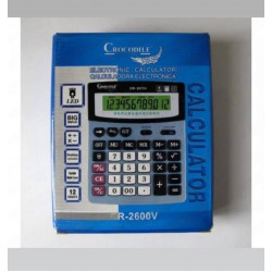 Калькулятор Crocodile CR-2600 серый