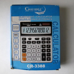 Калькулятор Crocodile CR-3388 серый