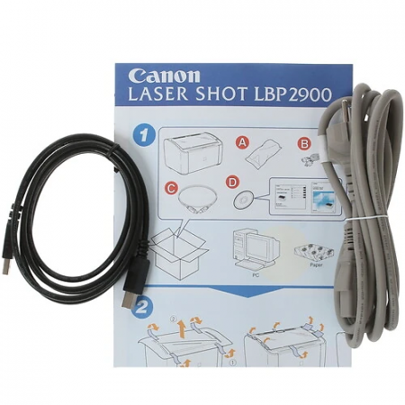 Принтер лазерный CANON LBP-2900 белый