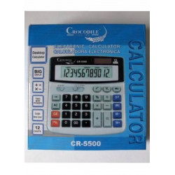 Калькулятор Crocodile CR-5500 серый