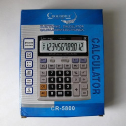 Калькулятор Crocodile CR-5800 серый