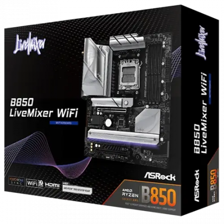 Материнская плата ASRock B850 LIVEMIXER WIFI черный