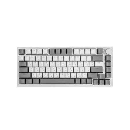 Клавиатура проводная Ajazz AK820 Red Switch серо-белый