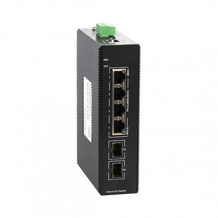 Коммутатор BDCOM IES200-L25-4P2S черный