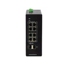 Коммутатор BDCOM IES200-L25-8P2S черный