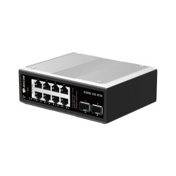 Коммутатор BDCOM IES200-L25-8T2S черный