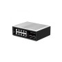 Коммутатор BDCOM IES200-L25-8T2S черный
