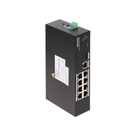 Коммутатор Hikvision DS-3T1310P-SI/HS черный