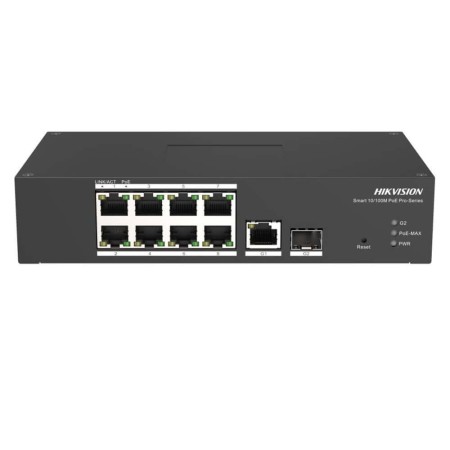 Коммутатор Hikvision DS-3T1310P-SI/HS черный
