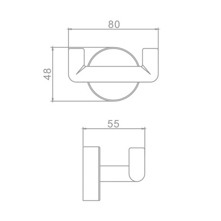Крючок Raglo R320.052 хром