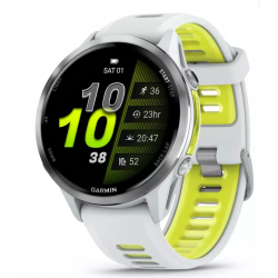 Смарт-часы Garmin Forerunner 970 (010-02969-11) бело-желтый (1 ремешок)