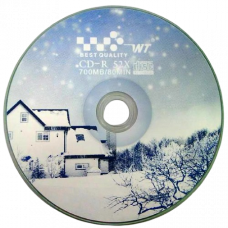 CD-диск WT CD-R Disk 700 Mb Оптический диск, 700 MБ, Cake Box, 50 шт Белый