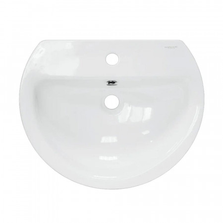 Раковина Sanita Luxe Best 55 ВКС (WB.PD/Best/55-C/WHT.G/S1) белый