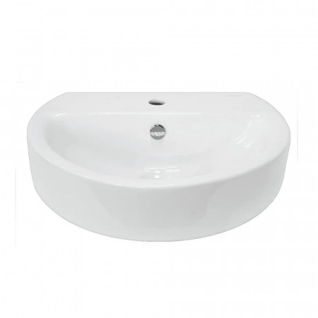 Раковина Sanita Luxe Best 55 ВКС (WB.PD/Best/55-C/WHT.G/S1) белый